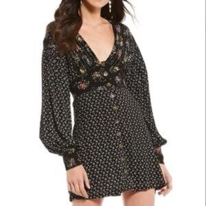 Free People Floral Boho Dress size Small